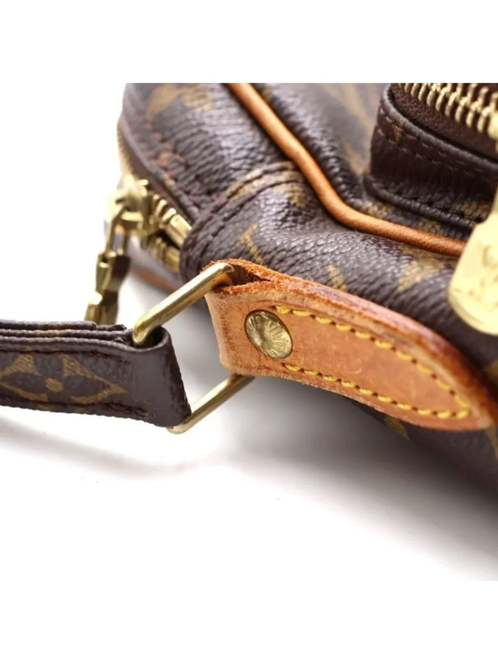 Louis Vuitton Amazon Monogram Lambskin Shoulder Bag Brown